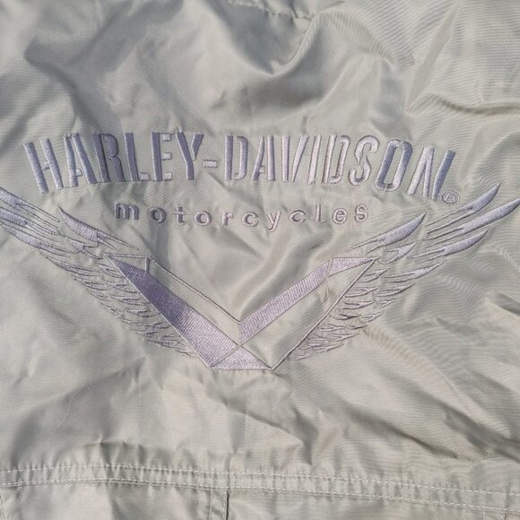 Harley Davidson Women's Biker Jacket Size Small - Picture 5 of 14